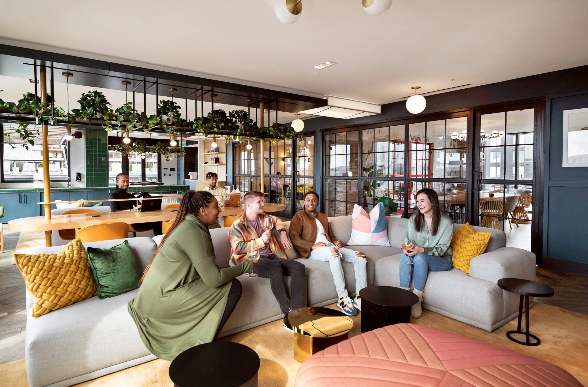 penthouse lounge area